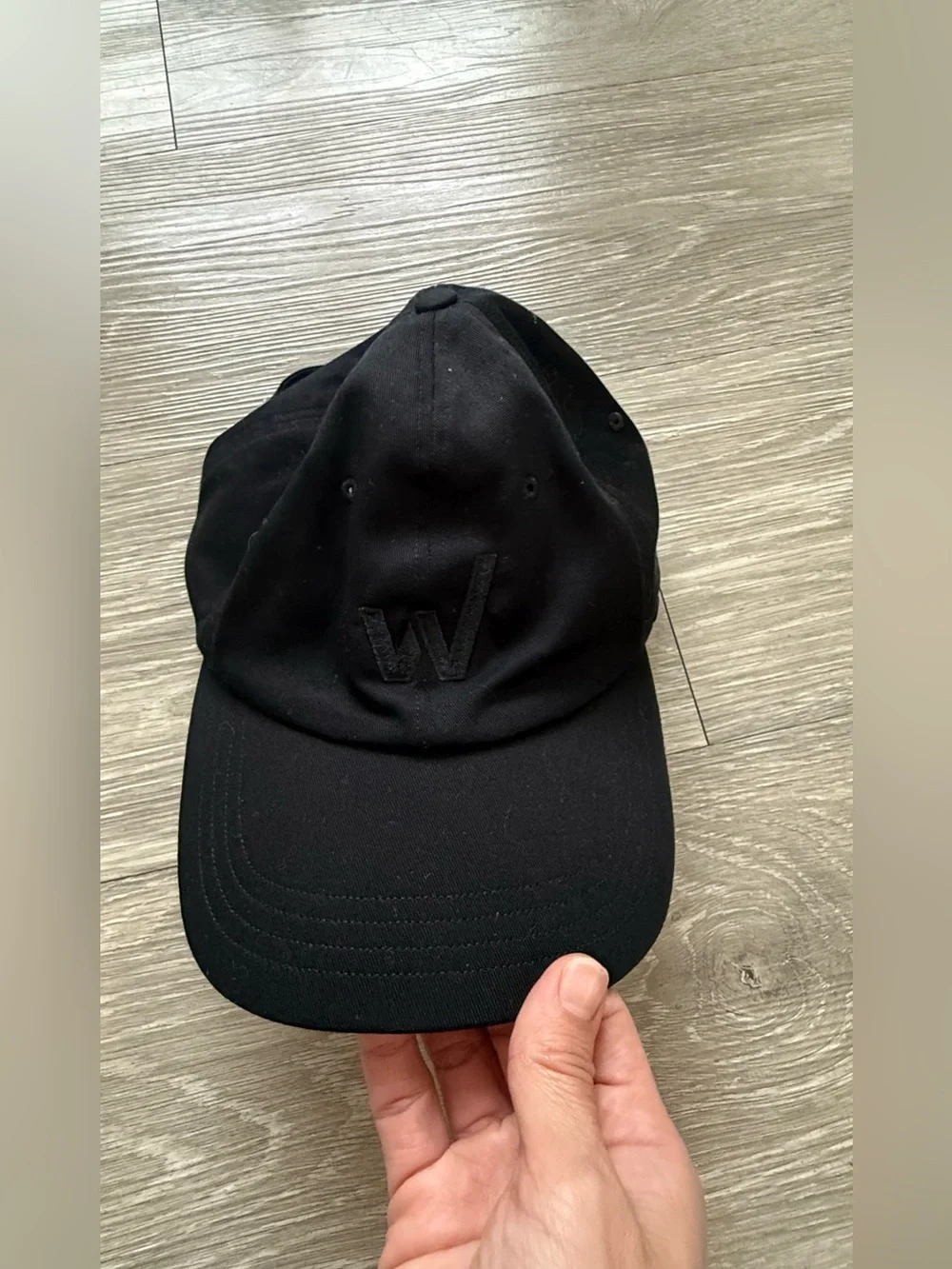 lululemon athletica Black Embroidered 'W' Baseball Cap